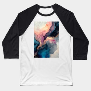 Eton Mess - Abstract Alcohol Ink Resin Art Baseball T-Shirt